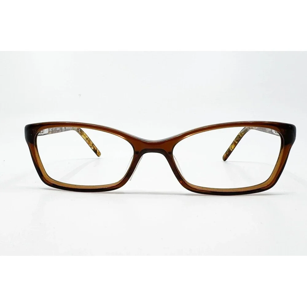 Ellen Tracy Eyeglasses Womens Brown Manchester CV Cat Eye Frames 49-16-125